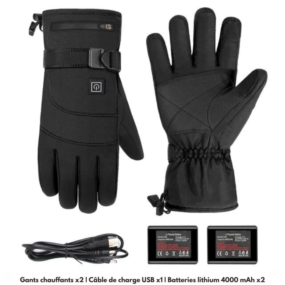 WarmFlex - Gants Chauffants Électriques