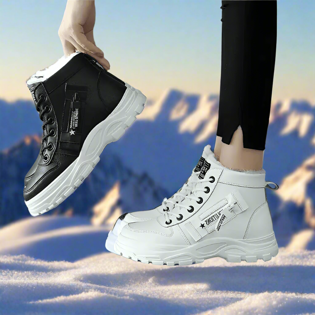 WarmStep - Bottines d’Hiver à Doublure en Fourrure