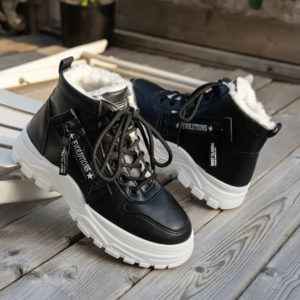 WarmStep - Bottines d’Hiver à Doublure en Fourrure