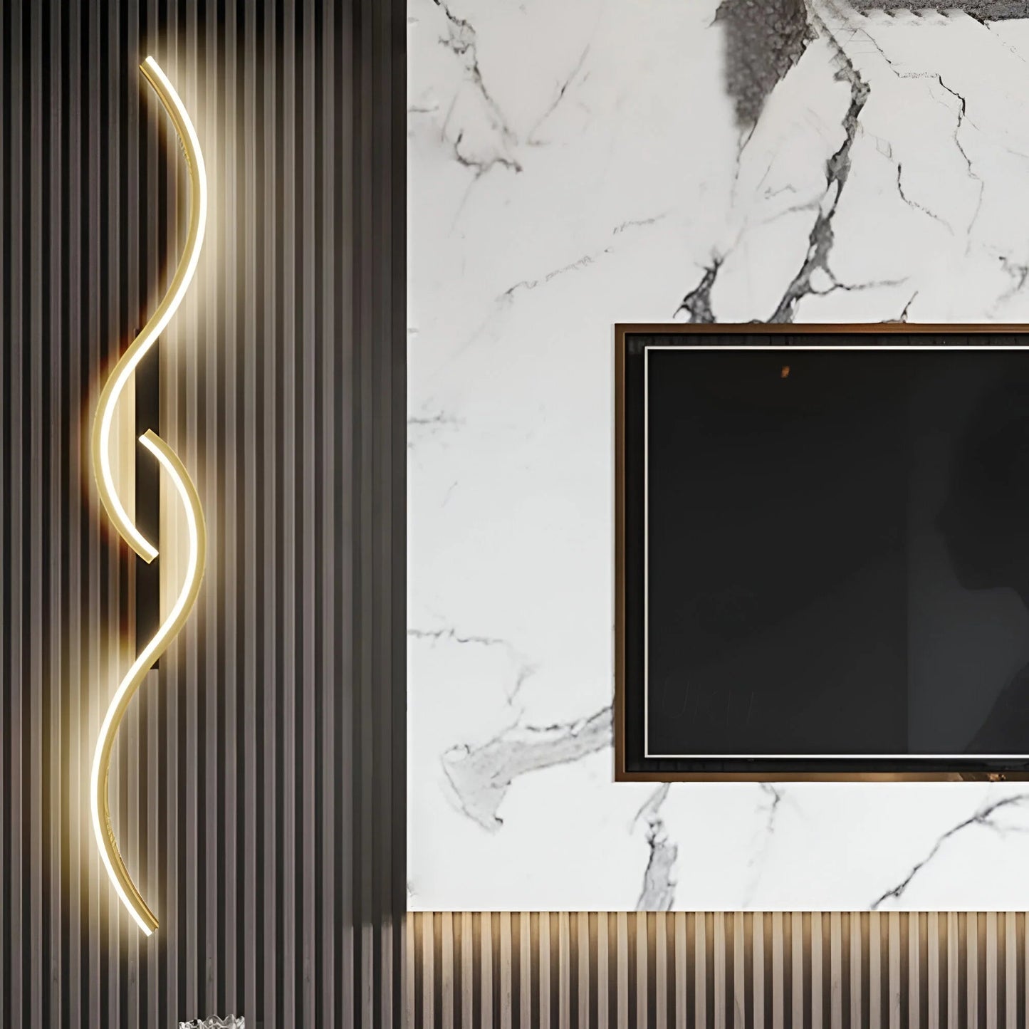 WaveGlow™ – Applique Murale Design Courbé Éclairage LED Économe
