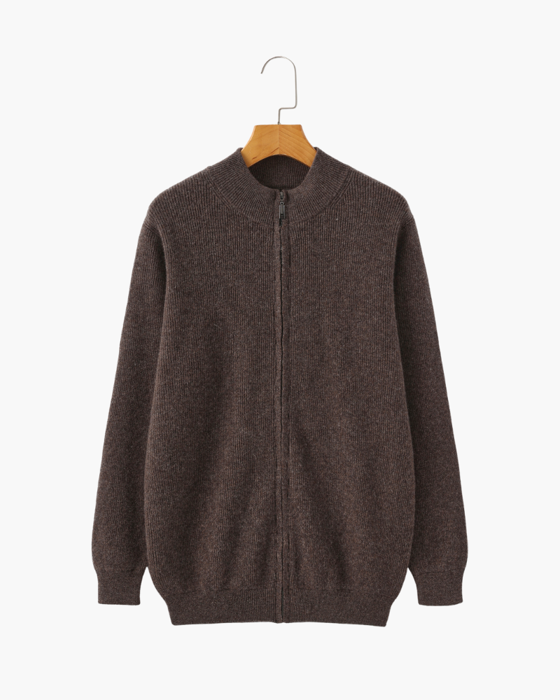 Gilet Homme Laine Peignée Marine Élégant
