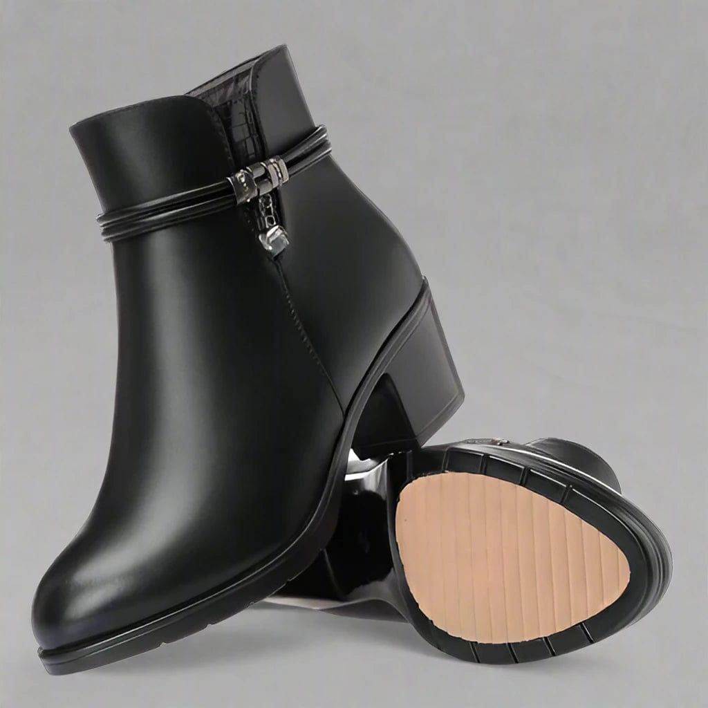 Winluxe - Bottines Élégantes Doublées pour un Hiver Chic et Confortable