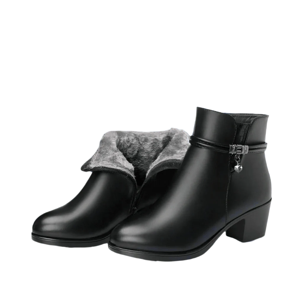 Winluxe - Bottines Élégantes Doublées pour un Hiver Chic et Confortable