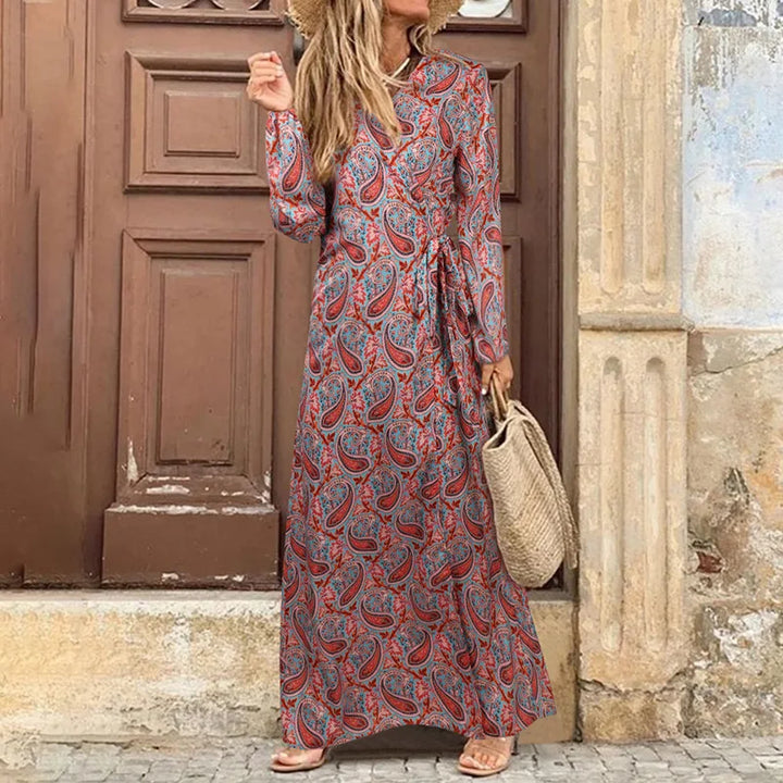 Robe Longue Été Florale pour Femme Occasion Soirée