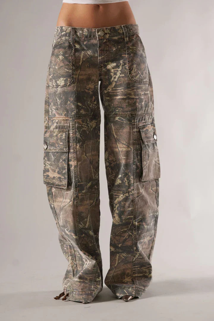 Pantalon Cargo Femme Large et Confortable - PanierRoyale
