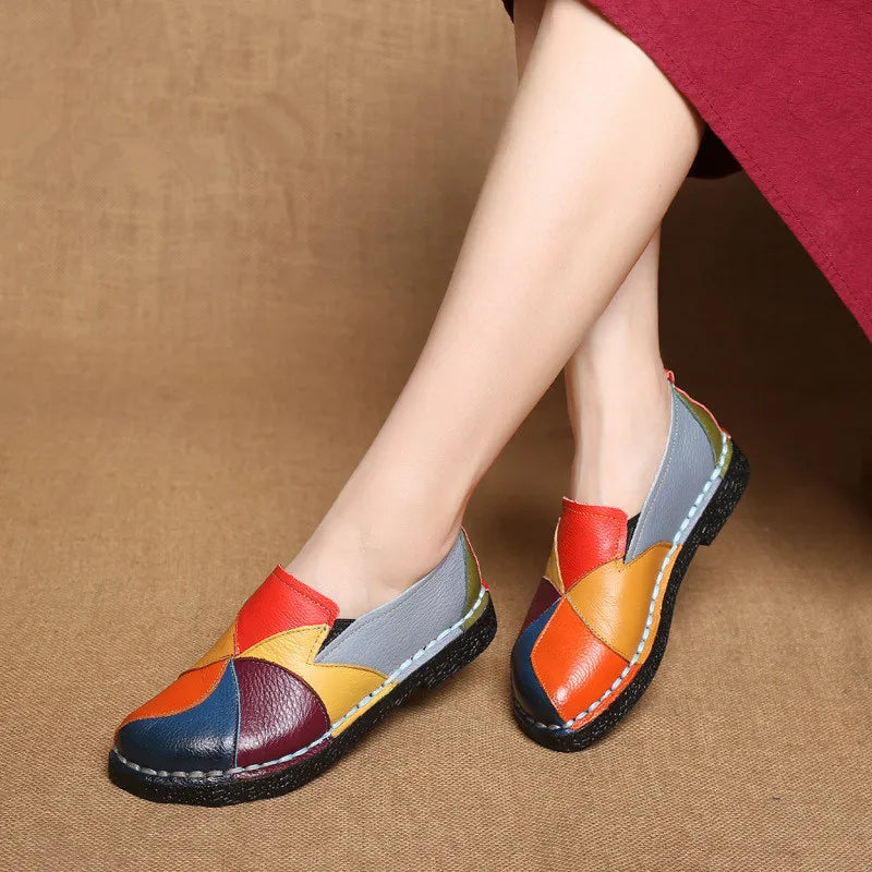 Woizgic™ – Mocassins Femmes en Cuir Élégants et Confortables