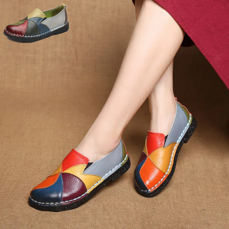 Woizgic™ – Mocassins Femmes en Cuir Élégants et Confortables