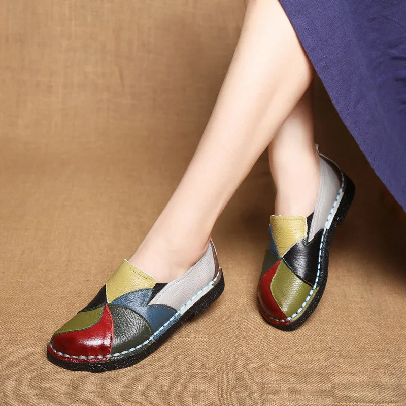 Woizgic™ – Mocassins Femmes en Cuir Élégants et Confortables