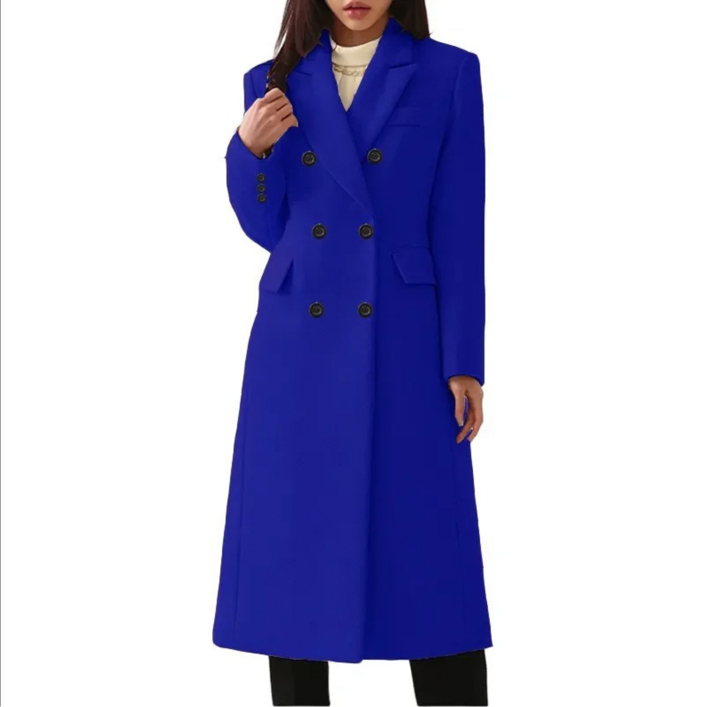 Manteau femme hiver chaud et long en duvet de canard