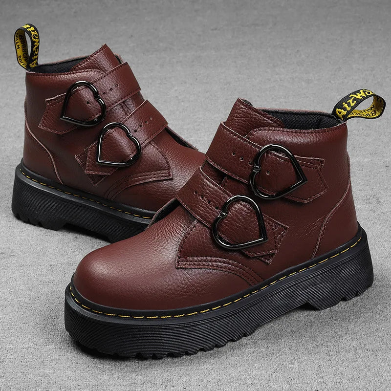 Bottines Femmes Modèle Chic à Talon Épais