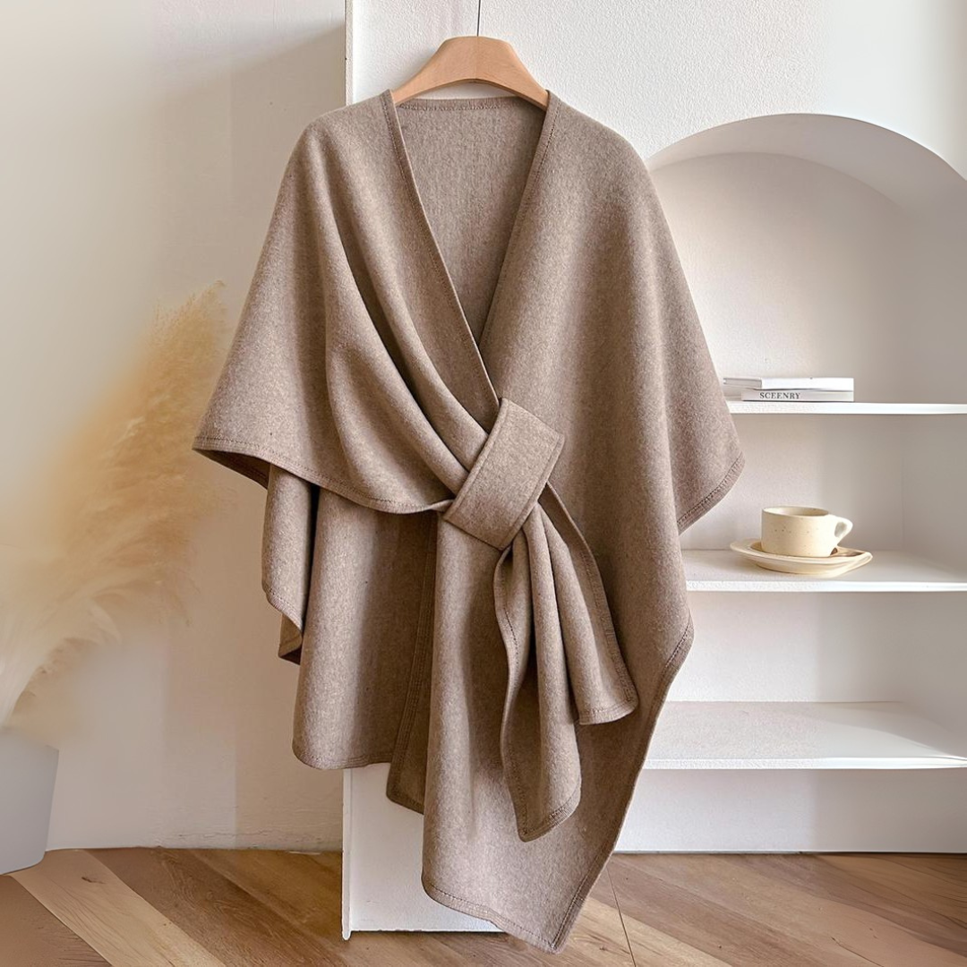Gilet Femme Cintré à Ceinture avec Drapé Élégant