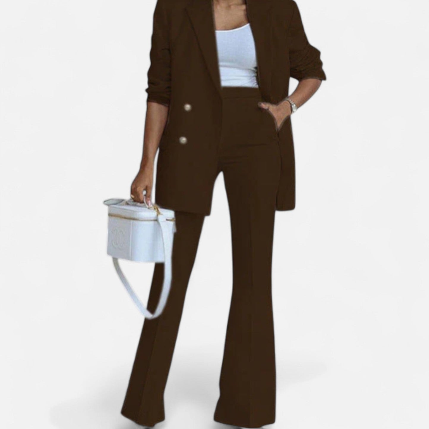 Costume femme tailleur pantalon moderne