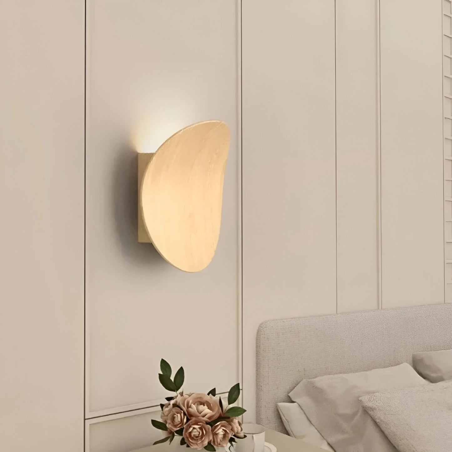 WoodLume™ – Applique Murale Design en Bois Naturel Éclairage Doux