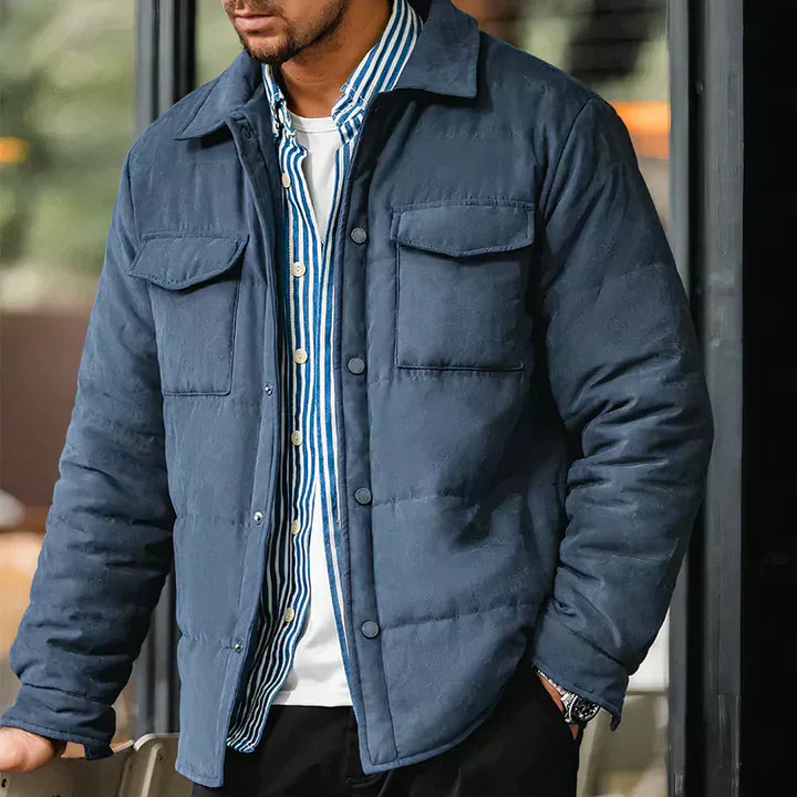 Veste Hiver Élégante avec Fermeture Éclair Unisexe