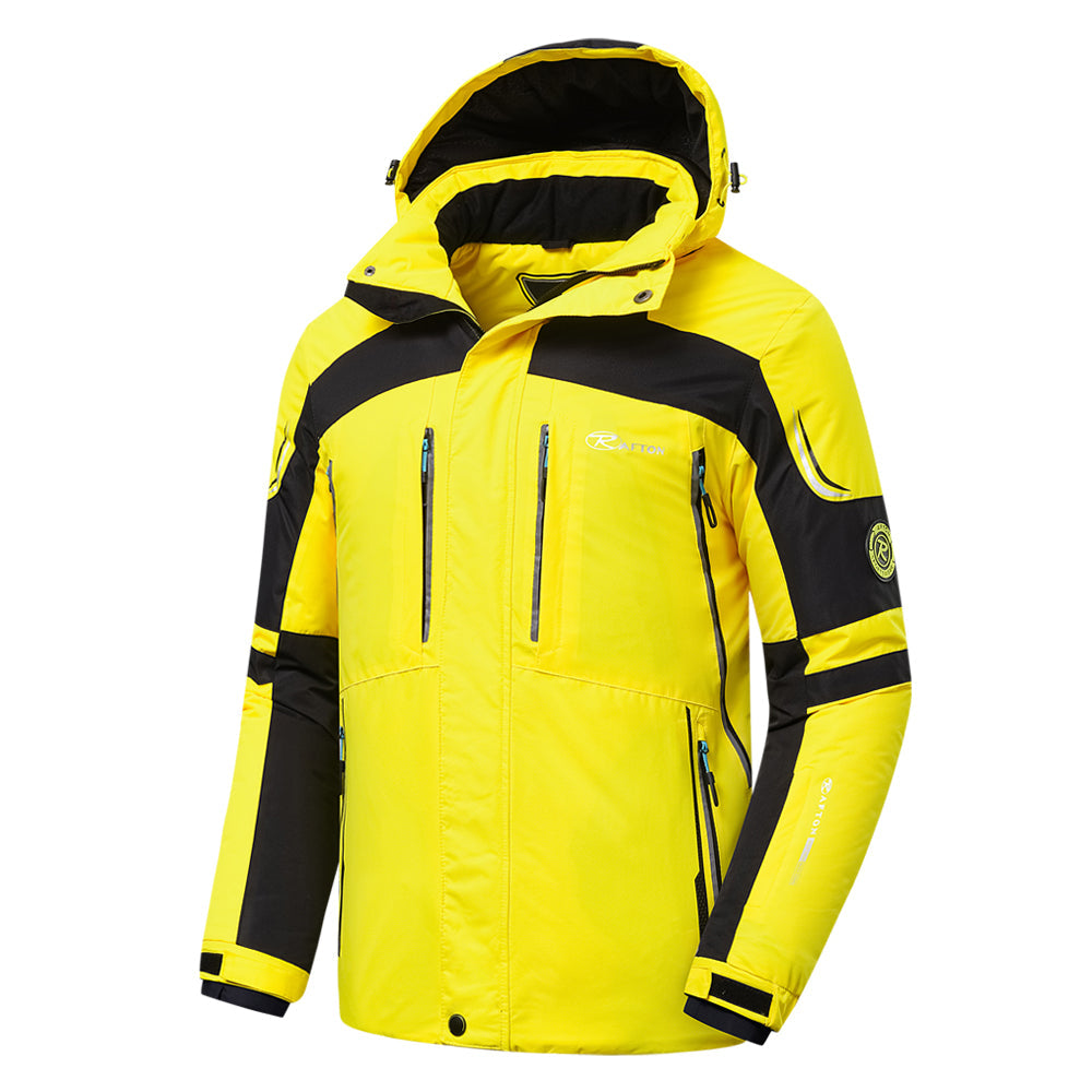 Veste Ski Homme Capuche Manches Longues Réchauffante