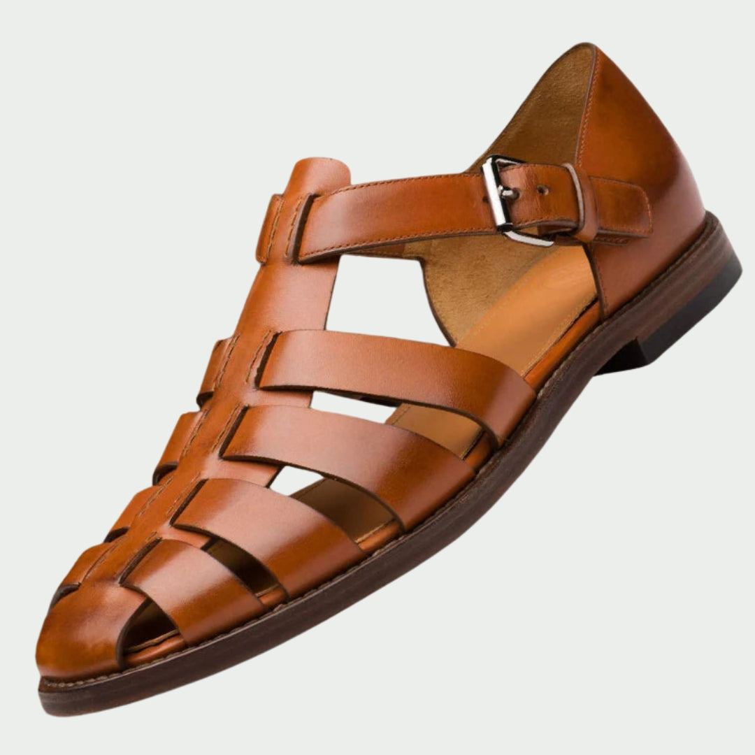 Sandale Homme Cuir Élégant