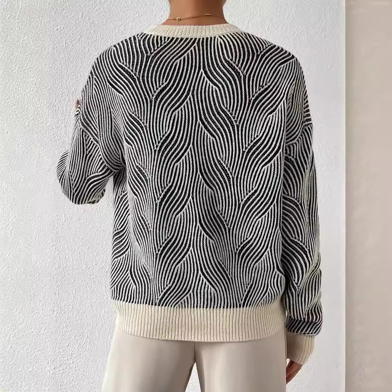 Pull Femme Tricot Col Roulé Chaud et Confortable