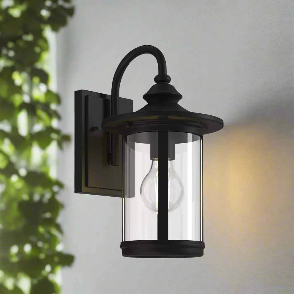 Zayra™ – Applique Murale Extérieure Élégante en Aluminium & Verre