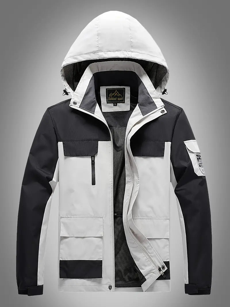 Veste imperméable femme à capuche sport chic