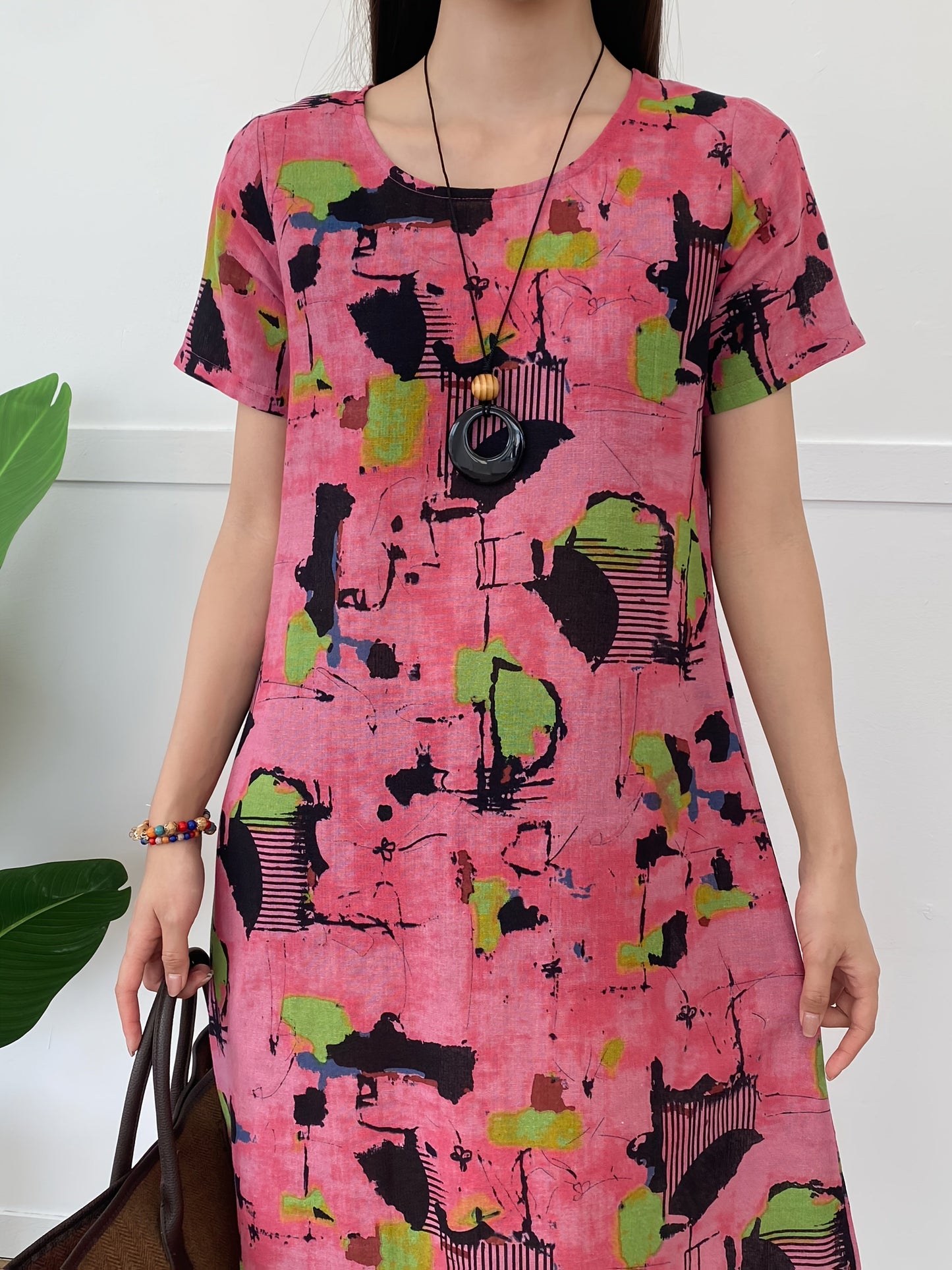 Robe de Plage Légère pour Femme en Coton avec Poches - PanierRoyale