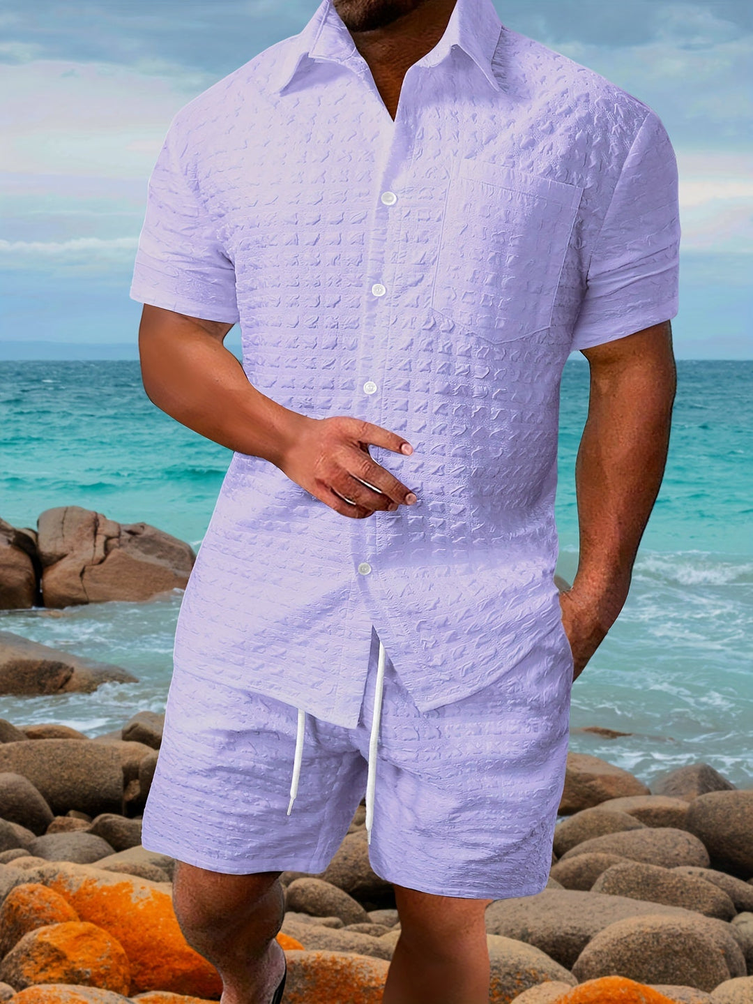 Costume Homme Slim Été 2 Pièces