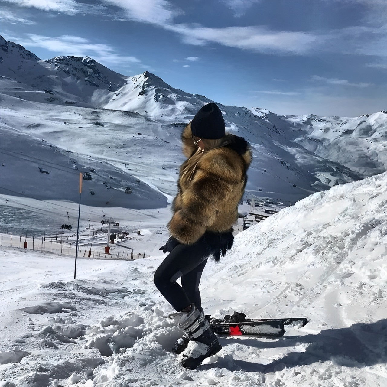 Manteau Femme Hiver Élégant Simili Fourrure Doublé - PanierRoyale