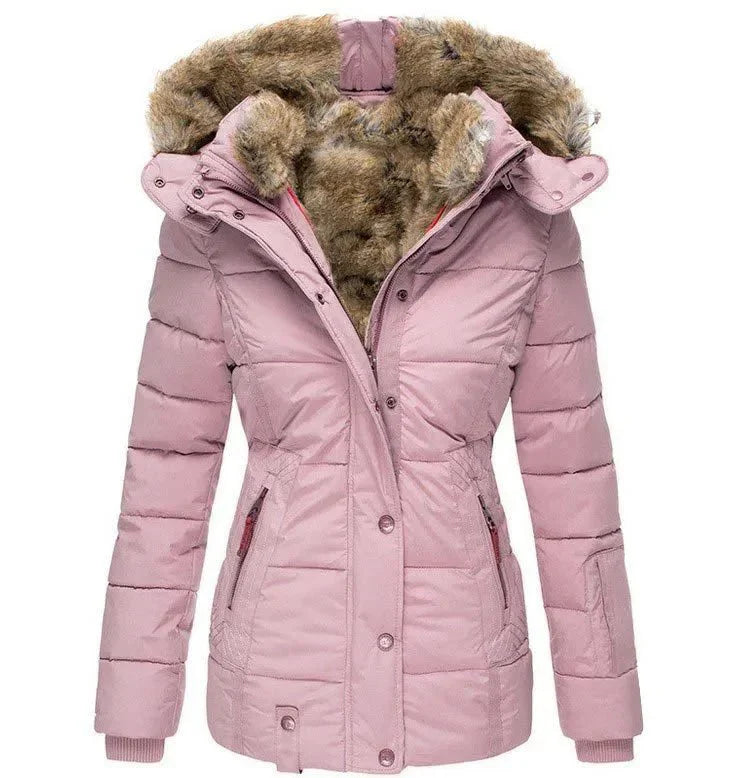 Doudoune Hiver Vented et Chaude avec Capuche Amovible