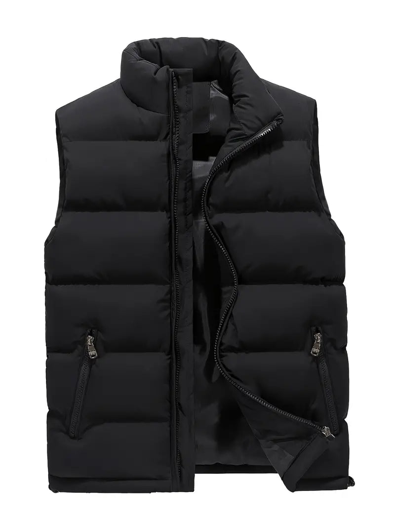 Gilet d'Homme Thermique avec Poches Zippées
