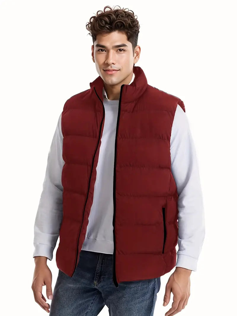 Gilet Homme Polaire Épais et Confortable