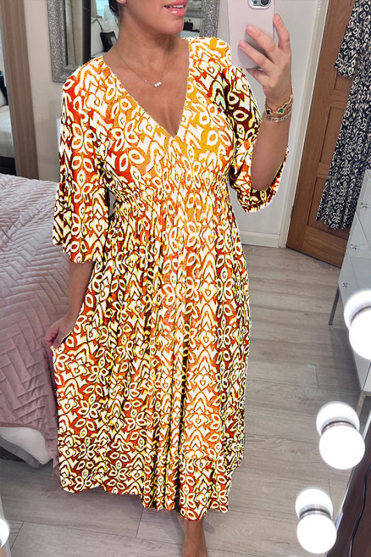 Variant image for Lianne™ – Robe Longue Femme Élégante en V Confortable pour l'Été-33