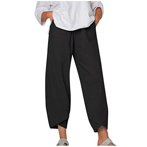 Pantalon femme orange clair, confort et décontracté pour femme