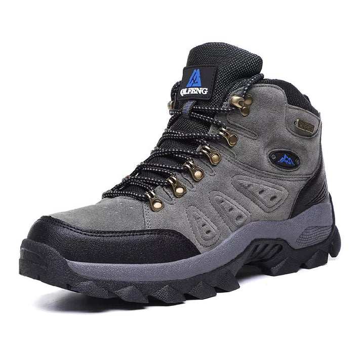 Bottes de Randonnée Imperméables pour Homme Vert Foncé