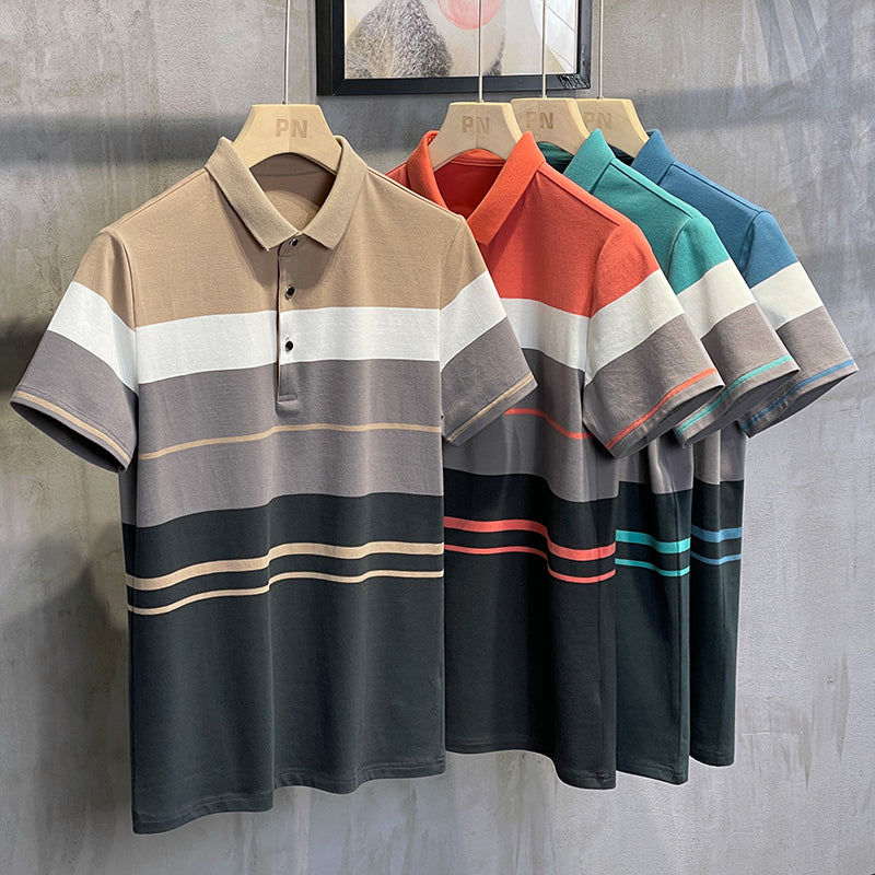 Polo Homme Classique à Manches Courtes Design Unique