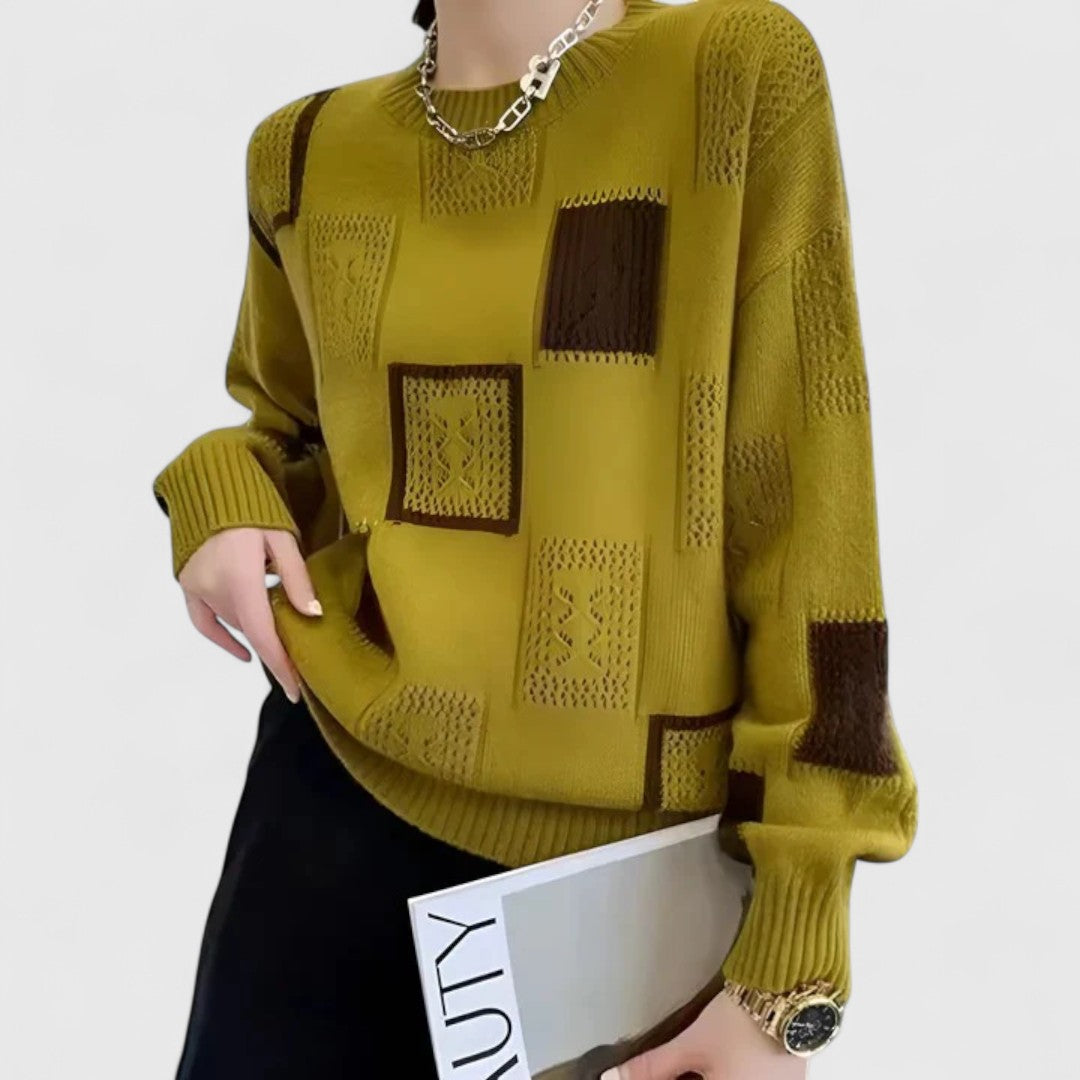 Pull Femme Maille Fine Coupe Ajustée