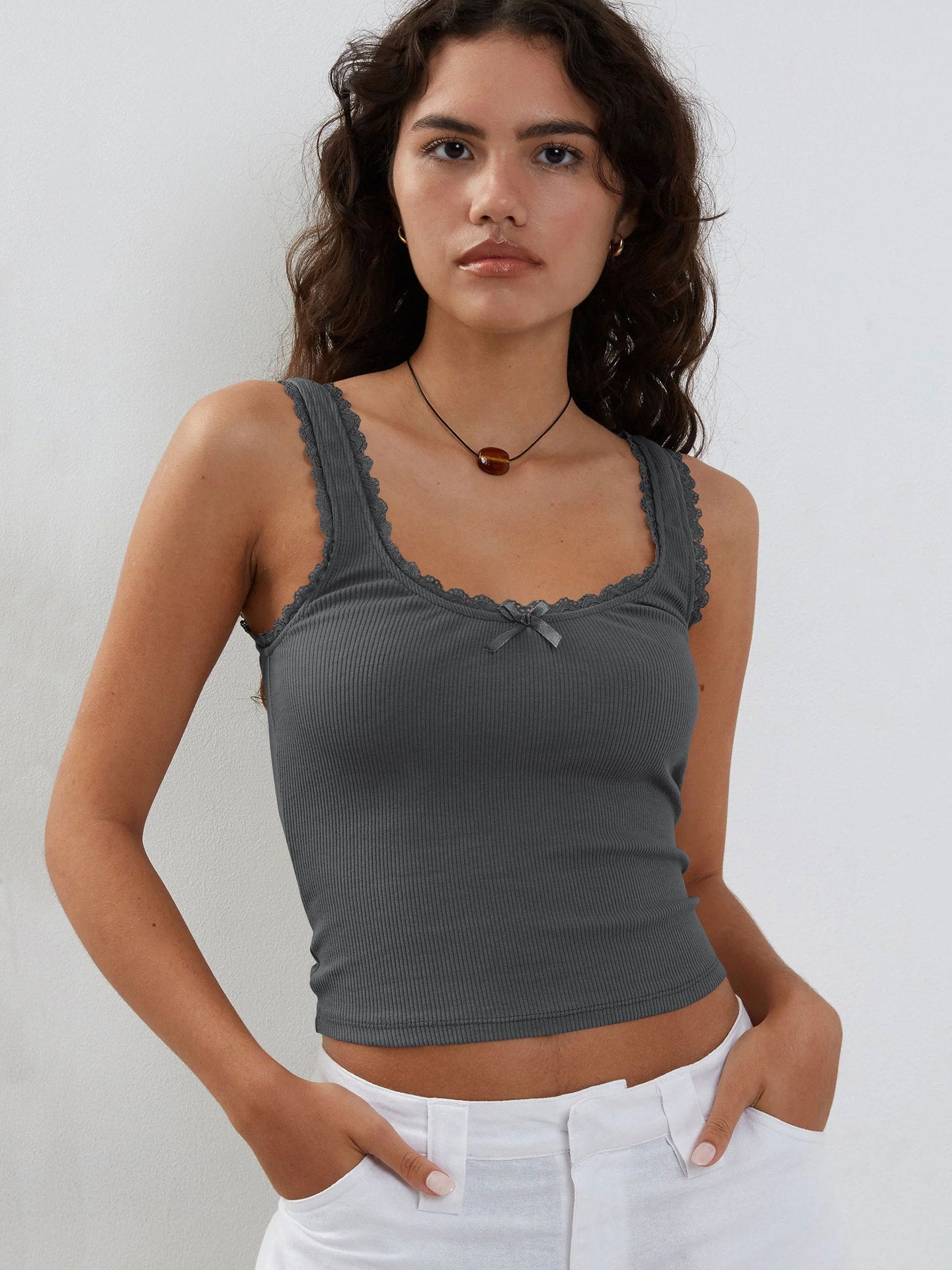 Débardeur Femme Dentelle Romantique