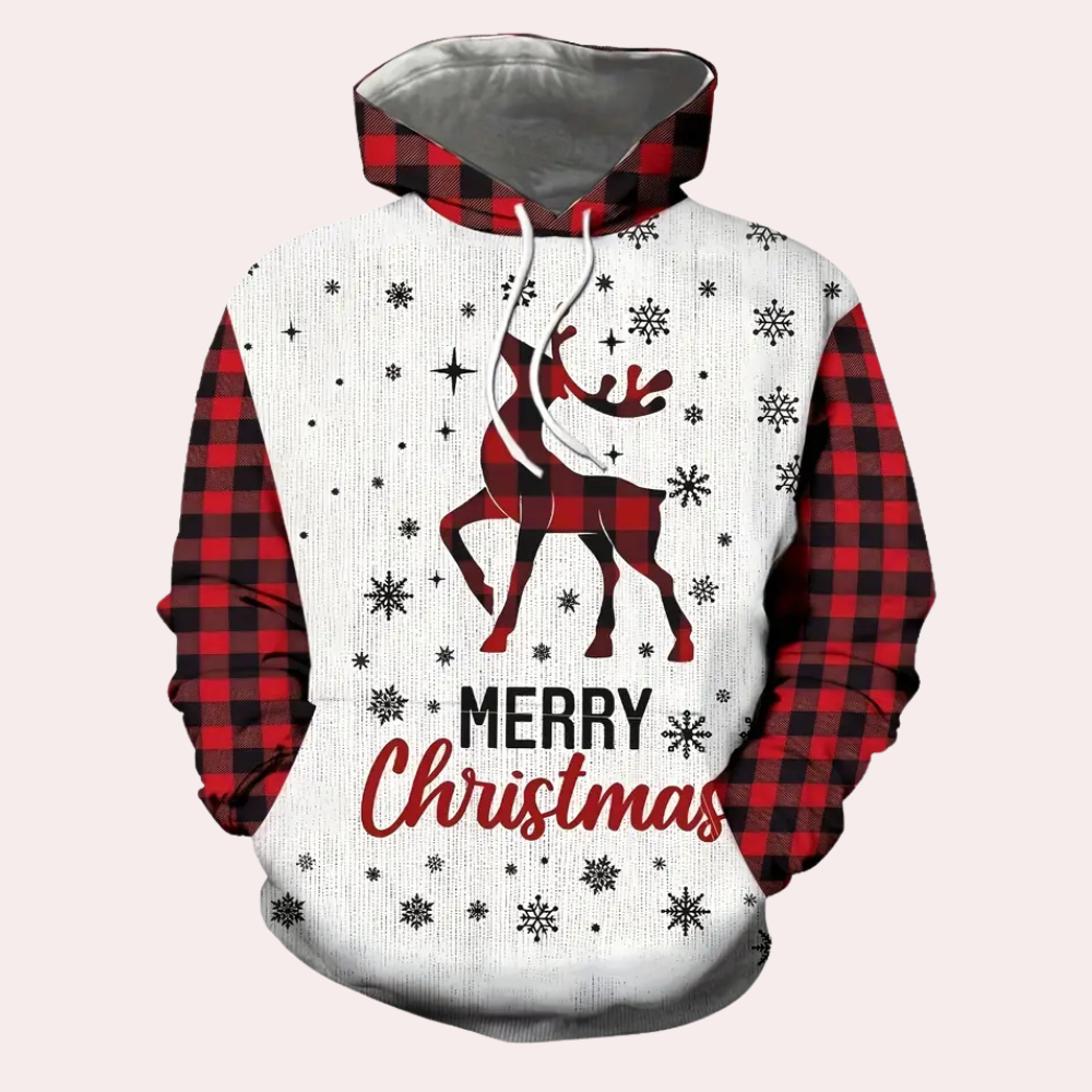 Pull de Noël Homme Imprimé Festif - PanierRoyale