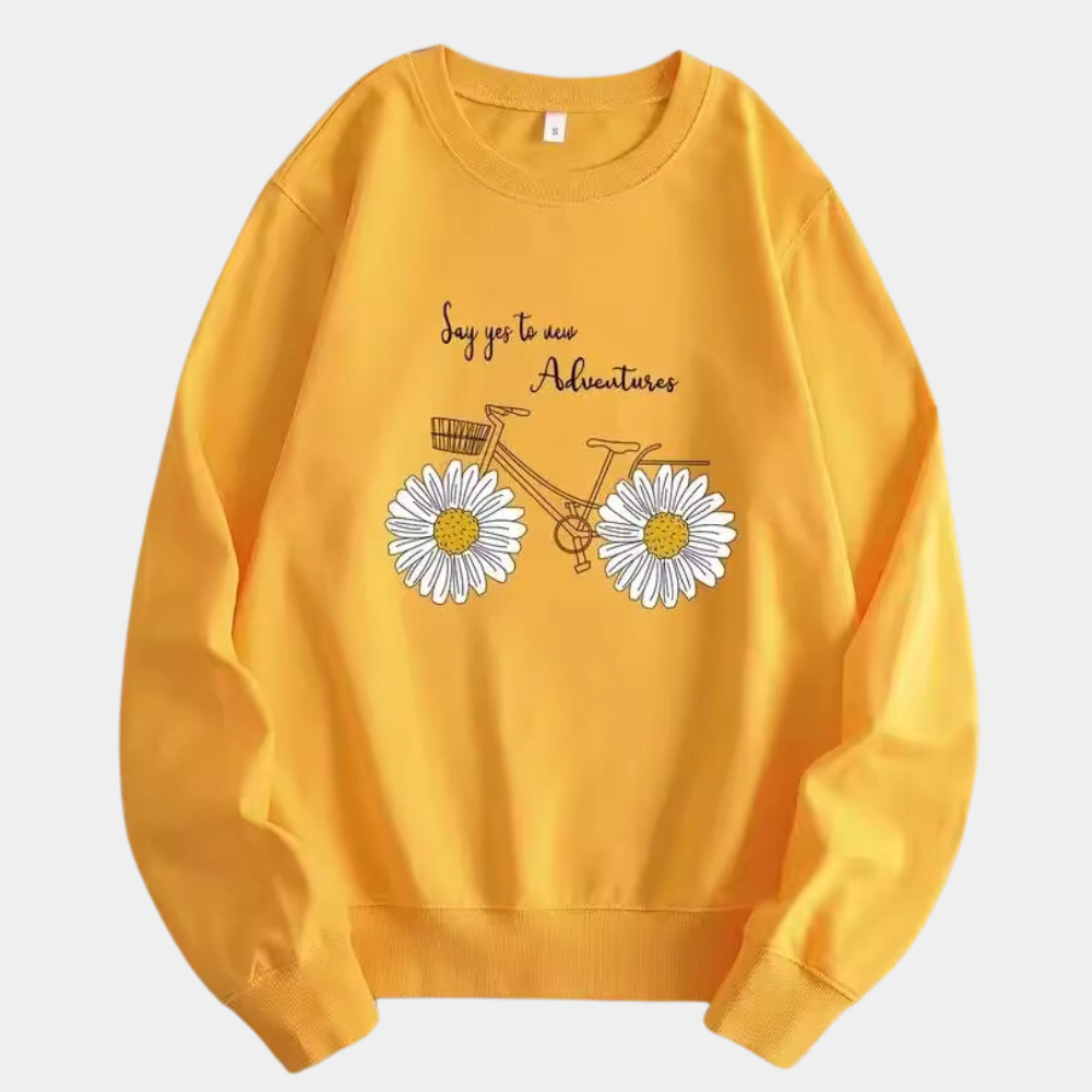 Pull à Fleur Femme Élégant et Coloré - PanierRoyale