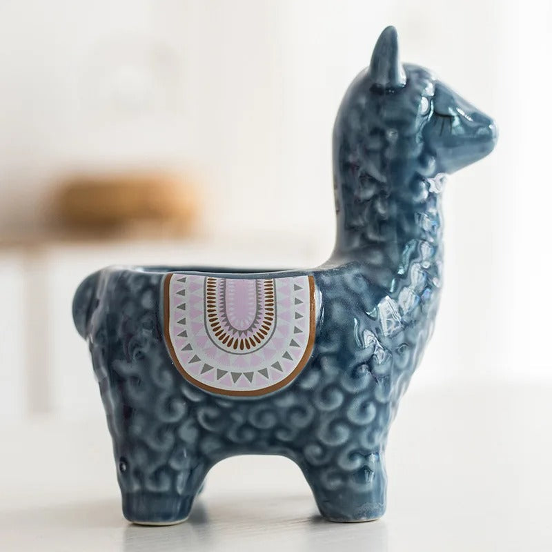 Pot de fleurs en céramique animal modèle élégant