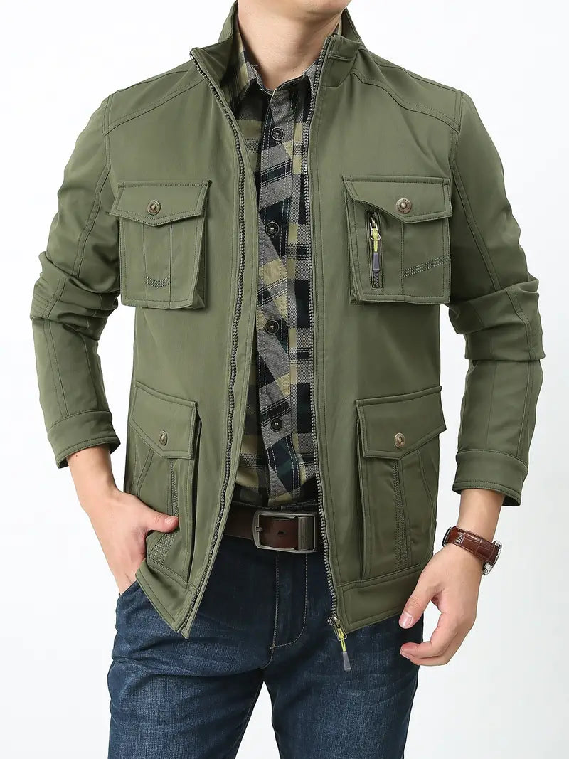 Veste Homme Outdoor Imperméable et Robuste Nylon