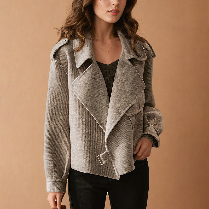 Veste Femme Laine Douce – Détendue et Élégante pour Femme - PanierRoyale