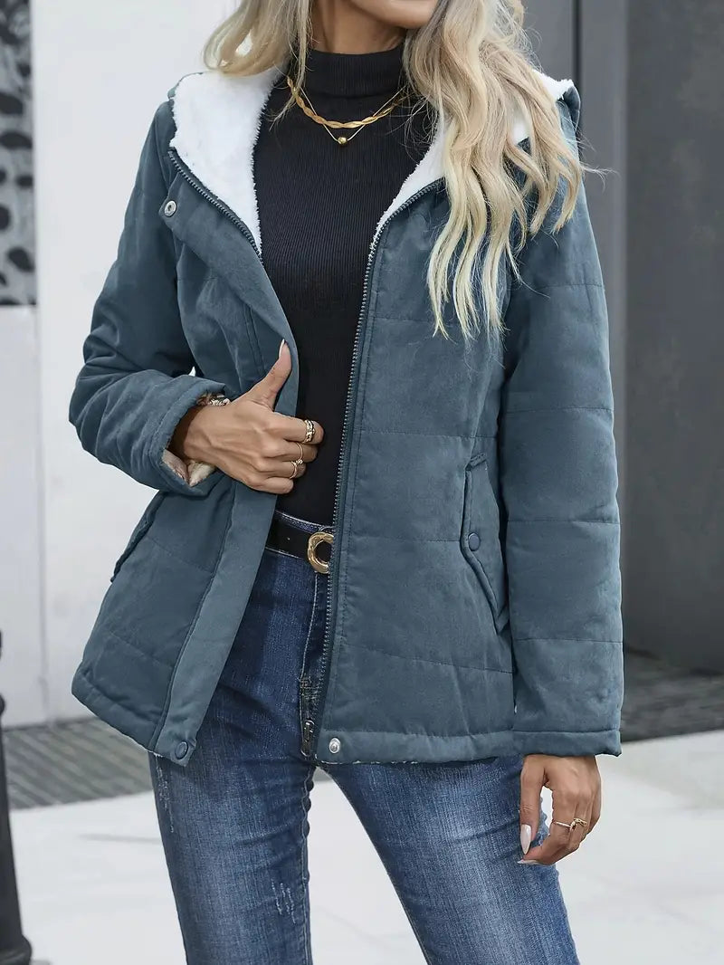 Manteau Femme Hiver Long Doublé et Chauffant