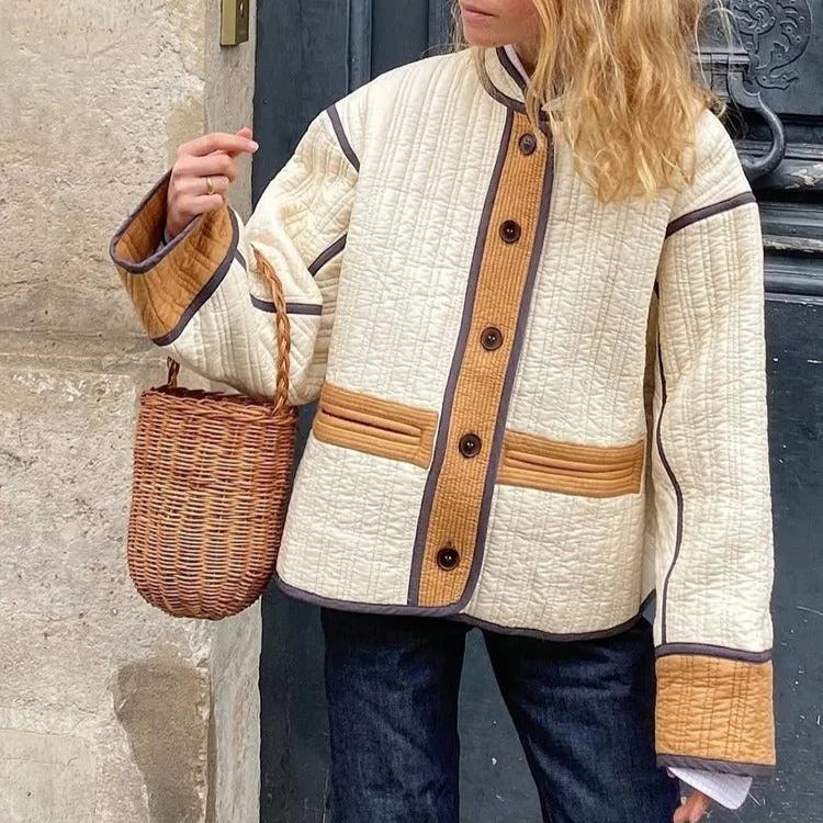 Veste Doudoune Matelassée Colorée Féminine