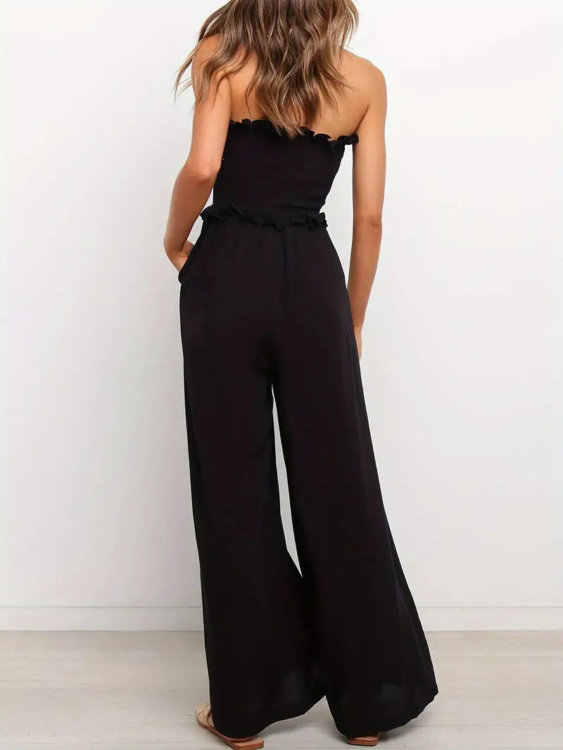 MiSun™ – Combinaison Femme Chic Noire Élégante et Confortable-2