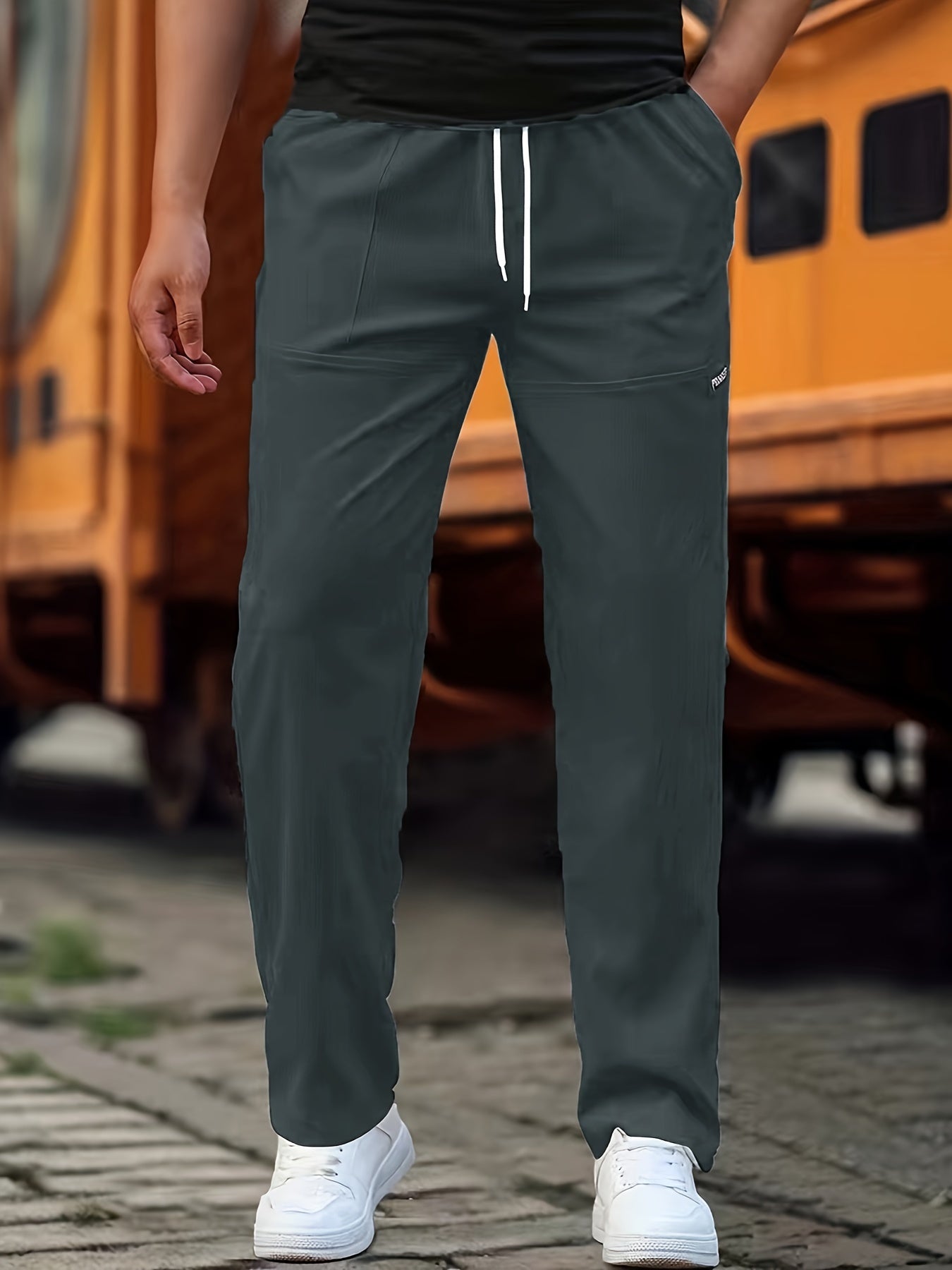 Pantalon Homme Élégant et Confortable pour la Vie Quotidienne