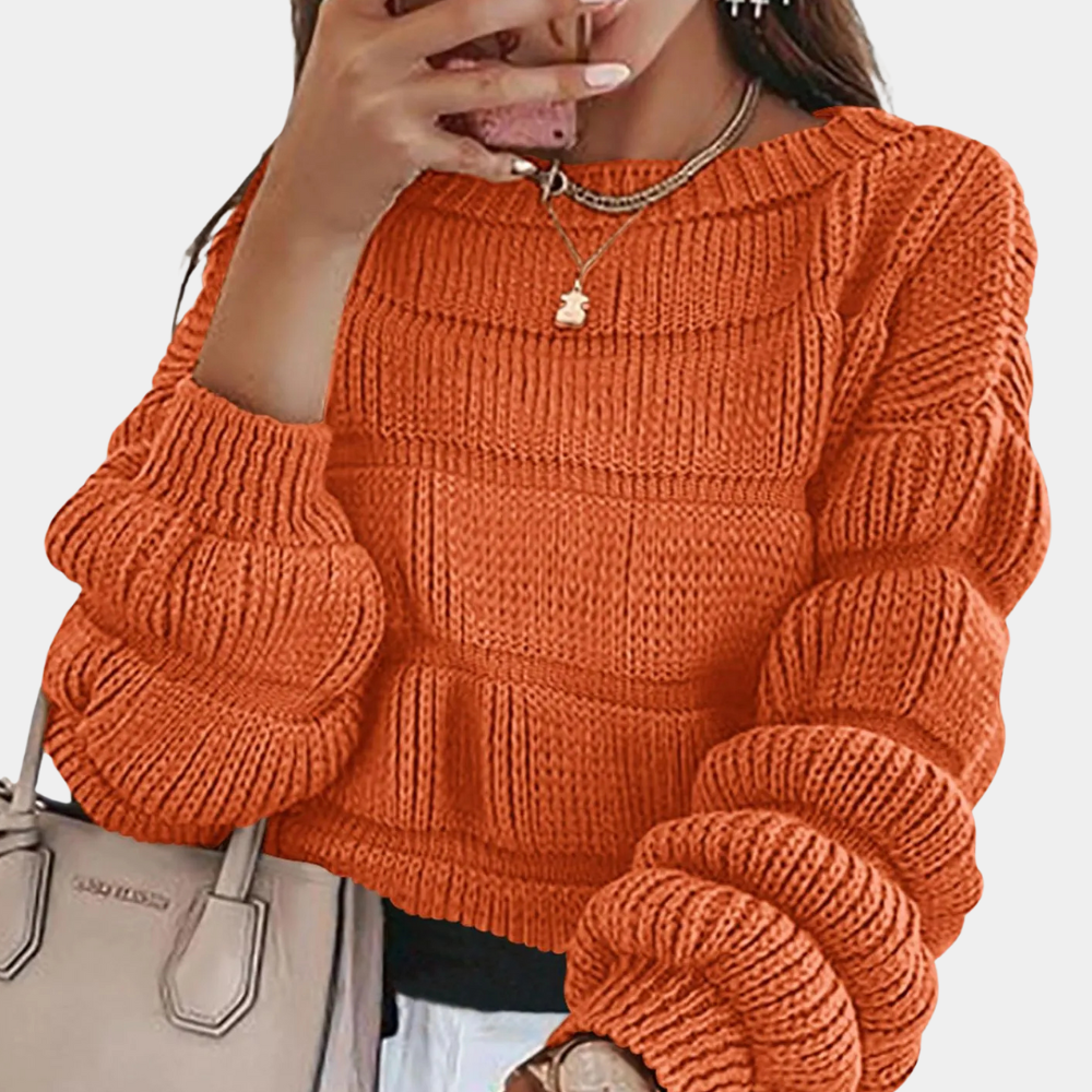 Pull Femme Tricoté Élégant et Doux