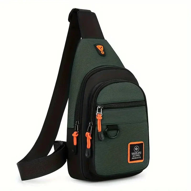 Projet Paris™ – Sac Bandoulière Homme Nylon Résistant avec Confort Ajustable-3