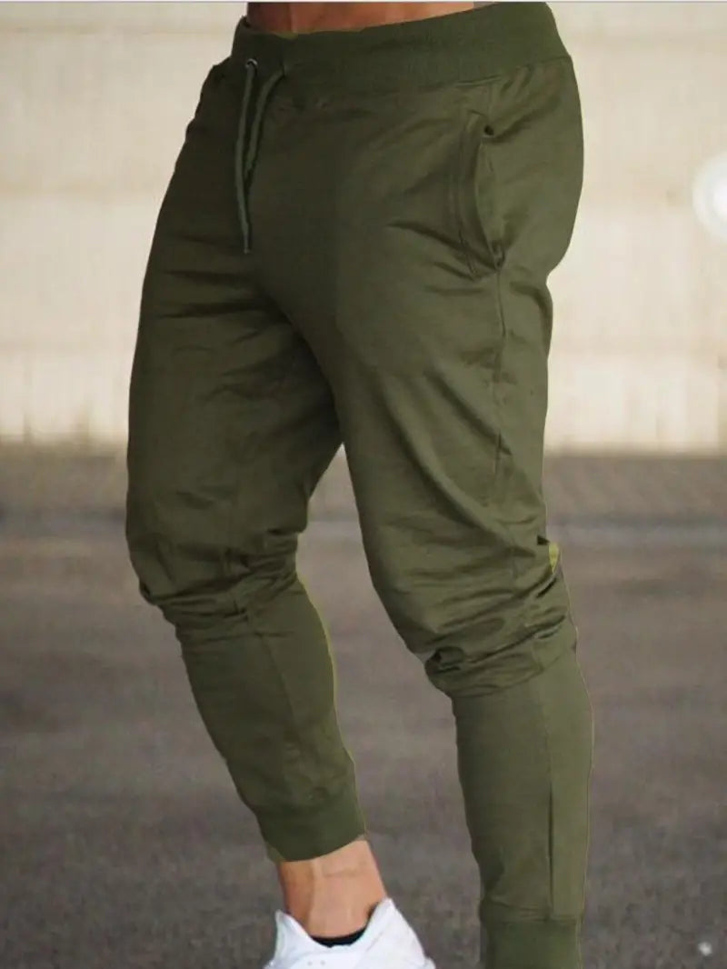 Pantalon de jogging homme élastique avec cordons de serrage