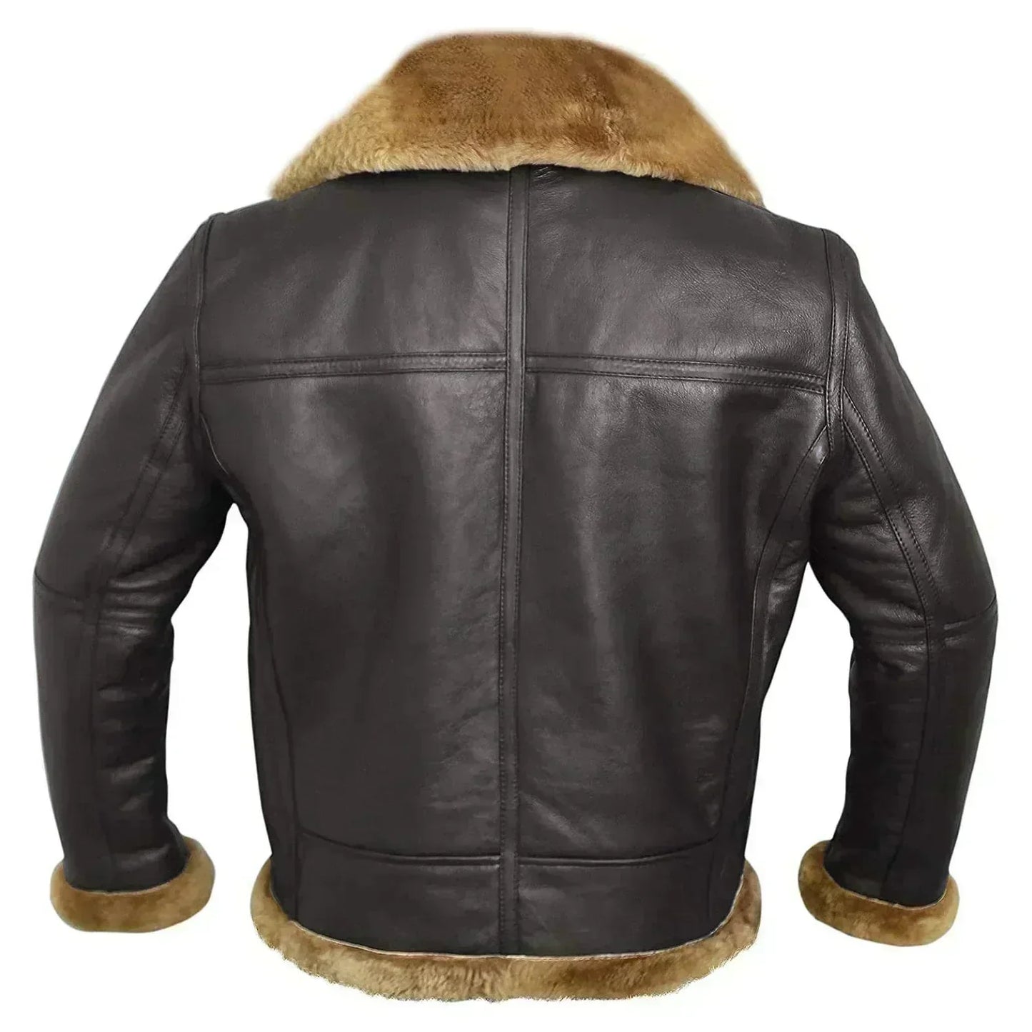 Blouson Aviateur Homme Classique à Fermeture Éclair
