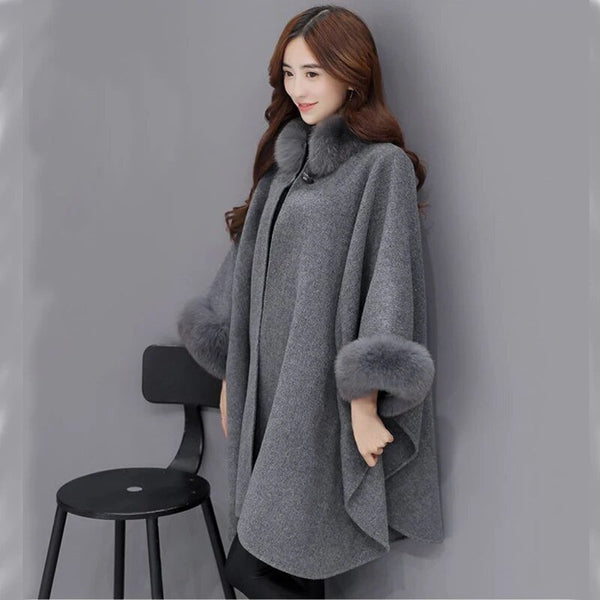 Manteau Femme Hivernale à Capuche Doux et Chaud avec Fermeture Éclair - PanierRoyale
