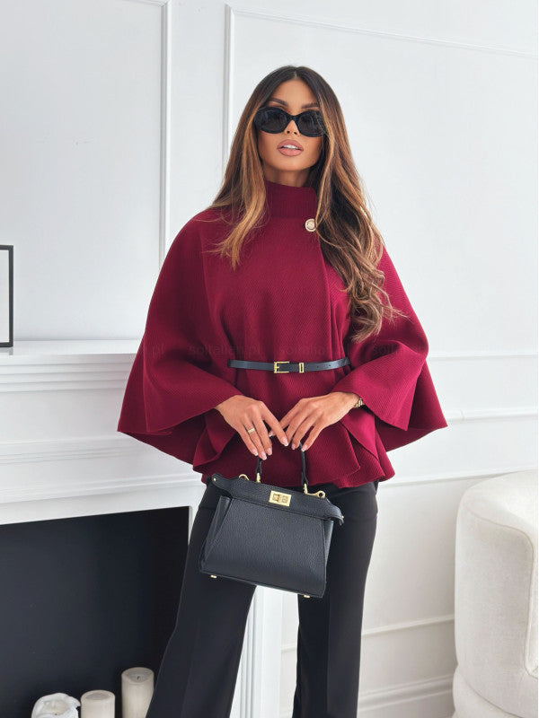 Veste Femme Hiver Chic à Ceinture Élégante